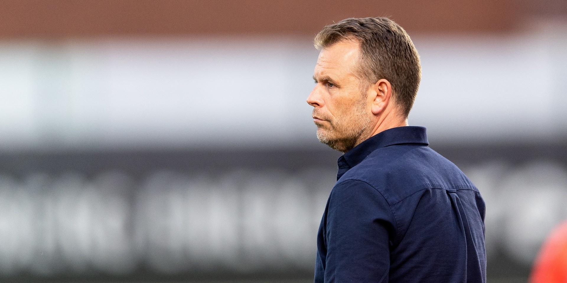 Mikael Stahre senast under matchen i allsvenskan mellan Varberg och IFK Göteborg den 26 juli 2021 i Varberg. 