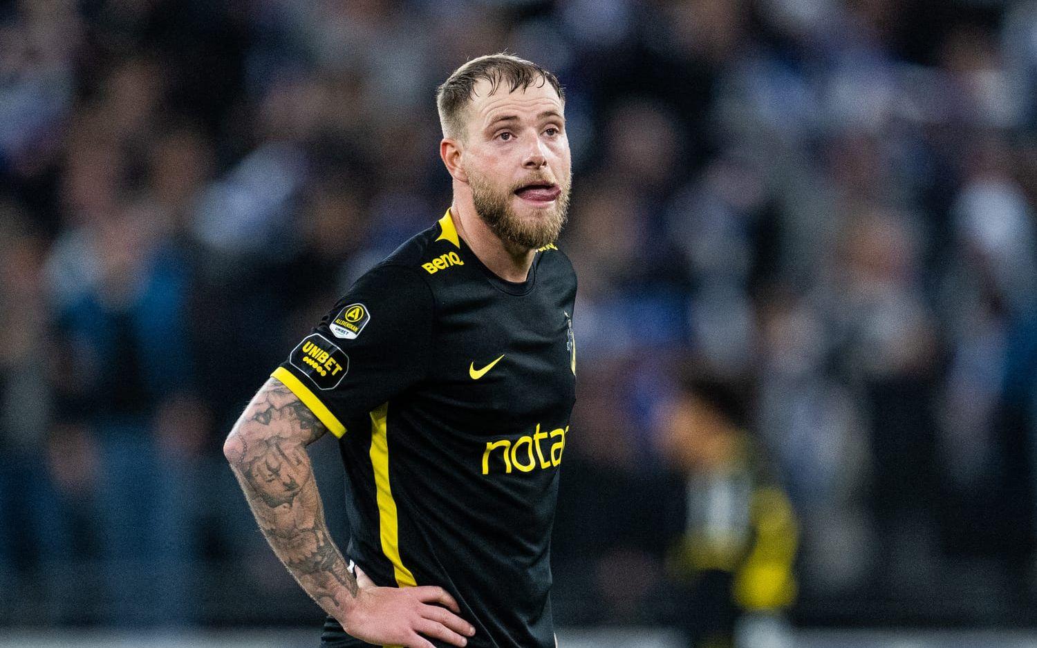 AIK:s John Guidetti backar.