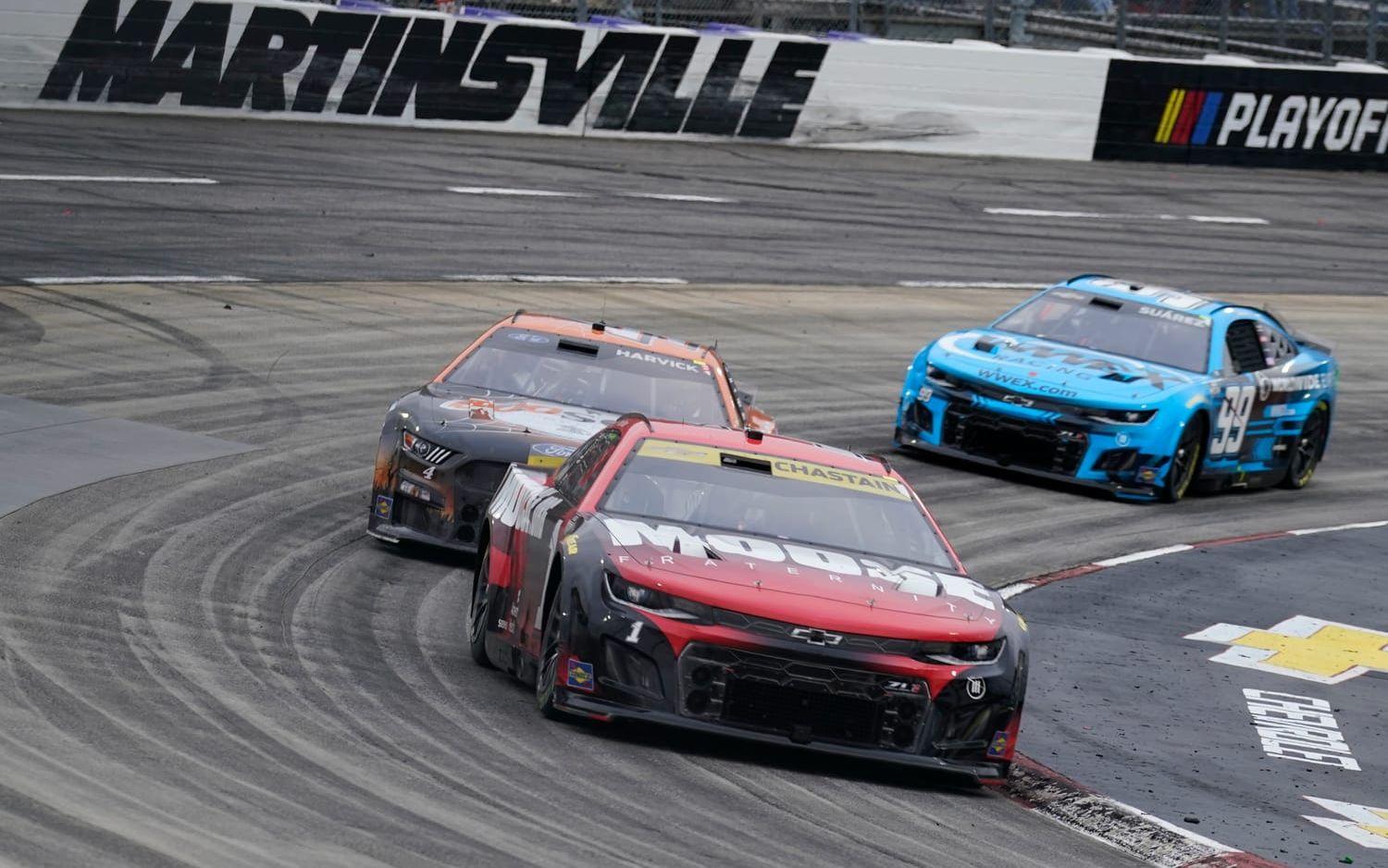 Ross Chastain under loppet i Martinsville förra året.