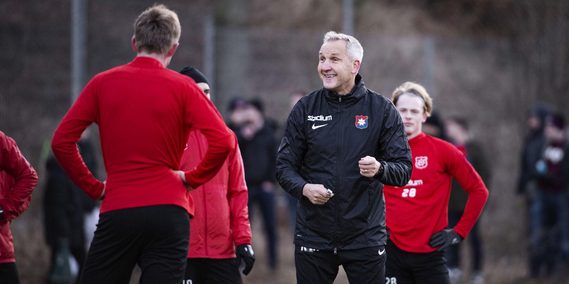 Keith Millen var exalterad på årets första träning.