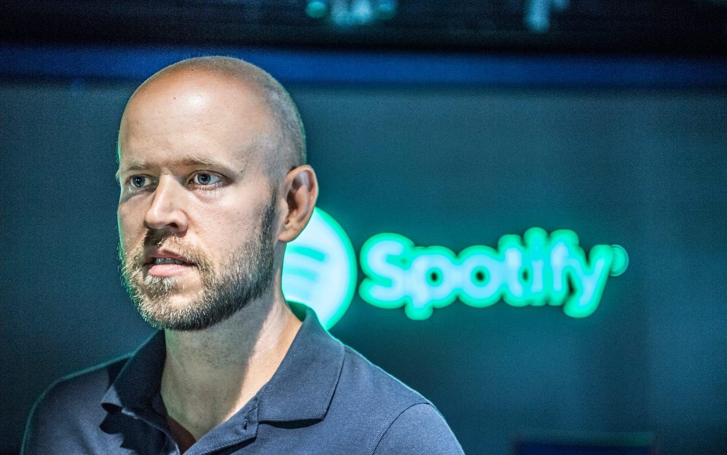 Spotifys medgrundare och vd Daniel Ek.