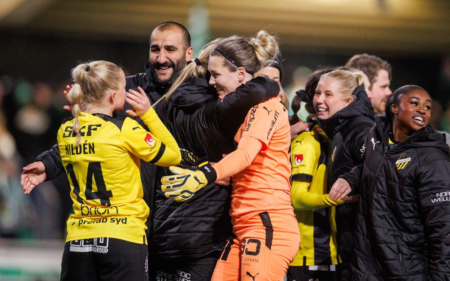 Häcken är vidare till final i svenska cupen – efter rysare mot Hammarby.