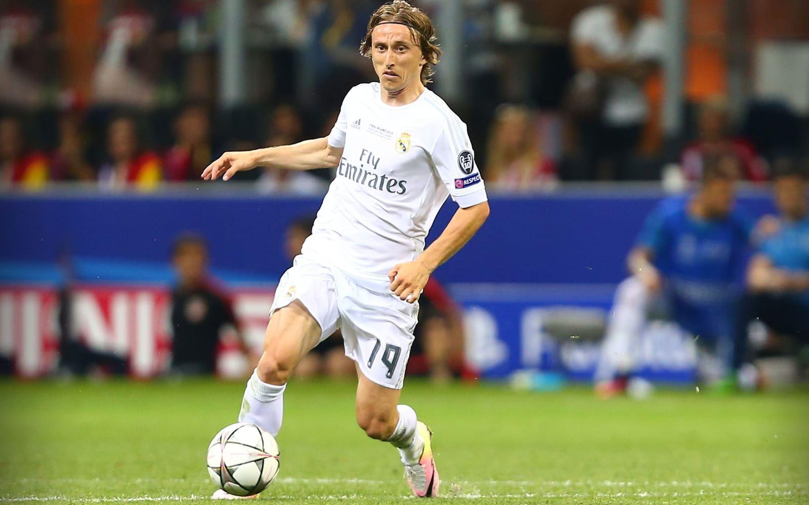 Innermittfält: Luka Modric, Kroatien. Foto: Bildbyrån