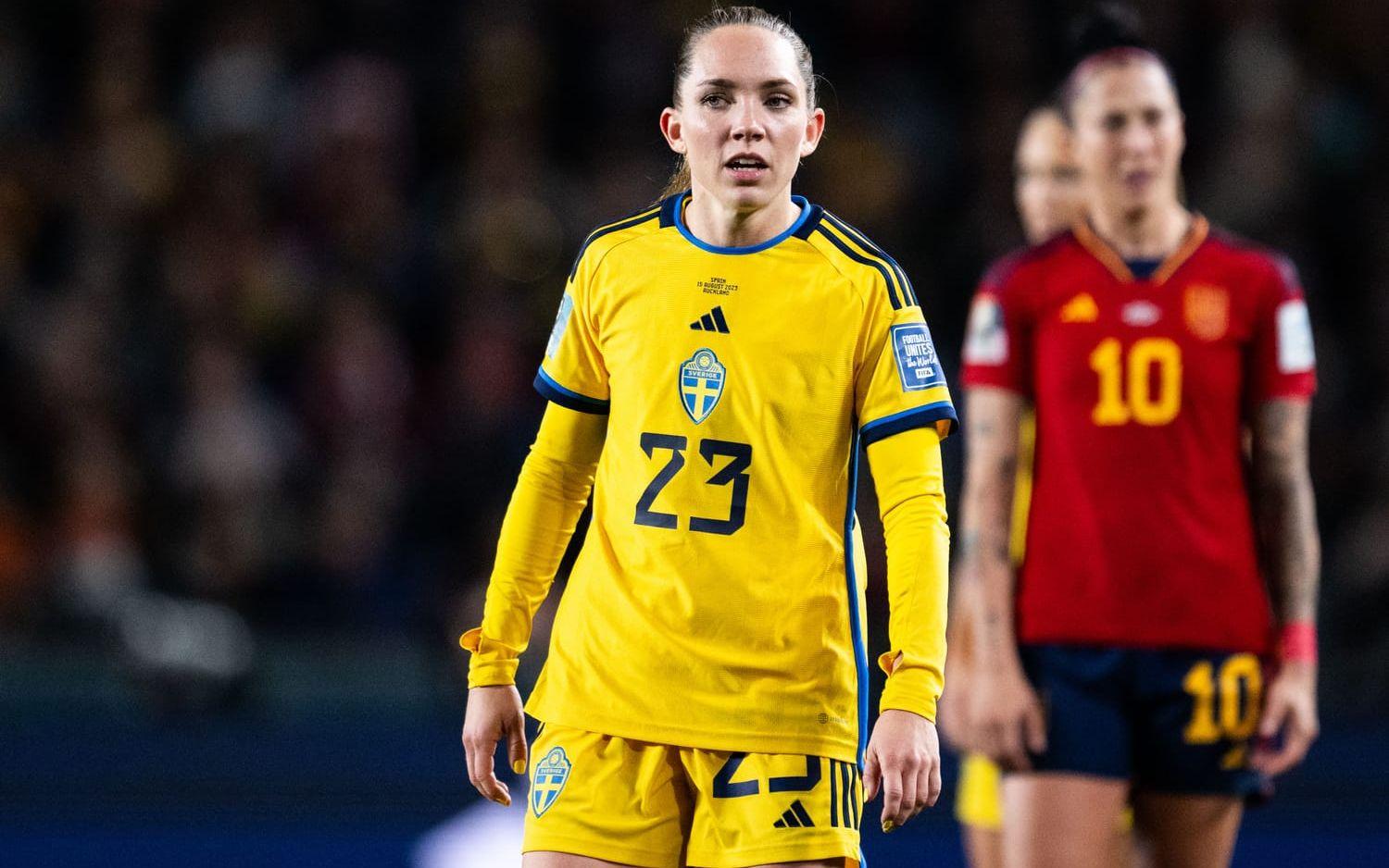 Elin Rubensson och Sverige spelar om bronset på lördag, efter semifinalförlusten mot Spanien. 