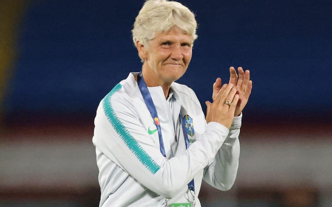 Pia Sundhage var tidigare förbundskapten i Sverige, men leder nu det brasilianska landslaget. 