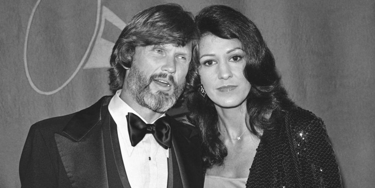 Kris Kristofferson tillsammans med Rita Coolidge i februari 1979. 