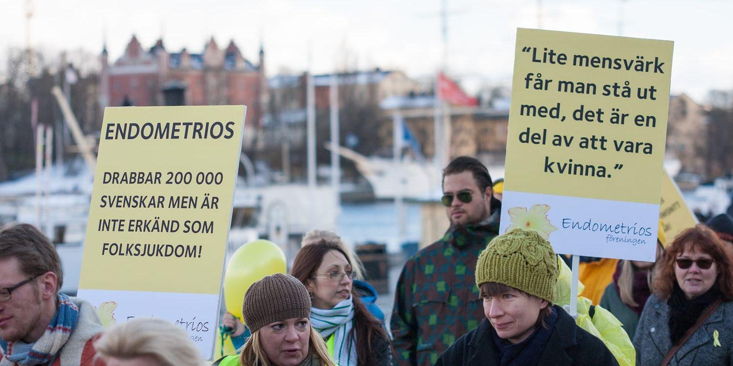 År 2015 anordnades den första så kallade Gula promenaden för att uppmärksamma kvinnosjukdomen endometrios.