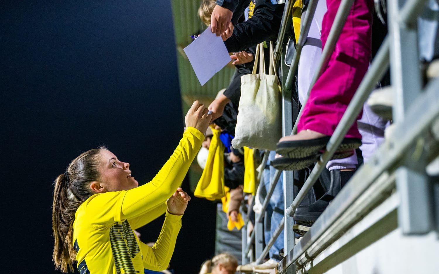 Hanna Wijk har blivit uttagen förr men aldrig fått dra på sig matchtröjan.