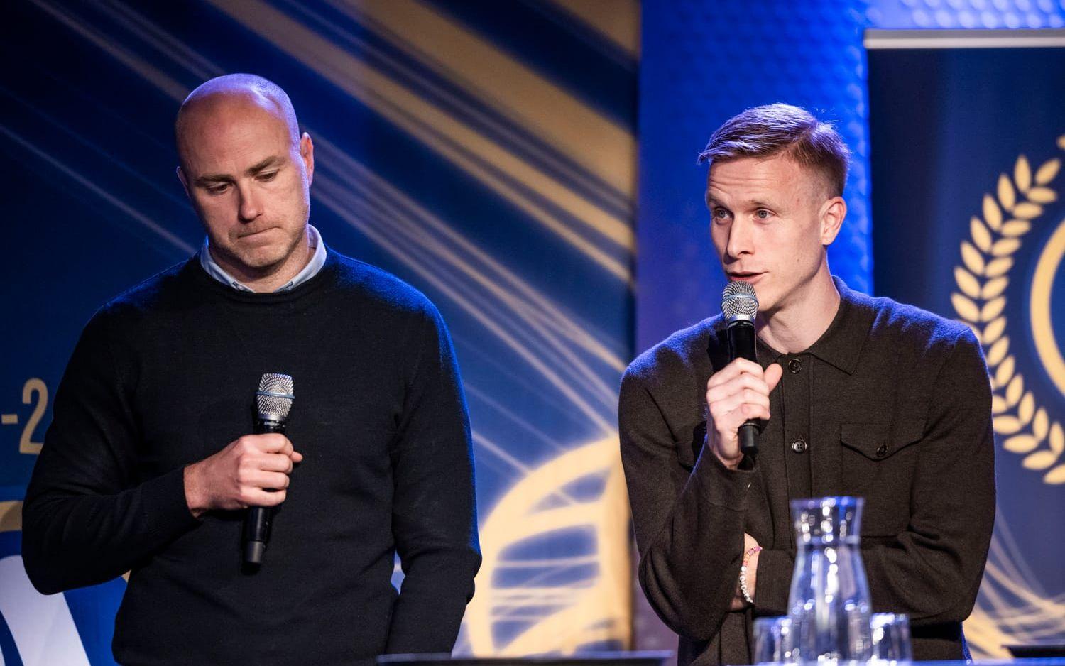 Jens Askou och Oscar Wendt, IFK Göteborg.