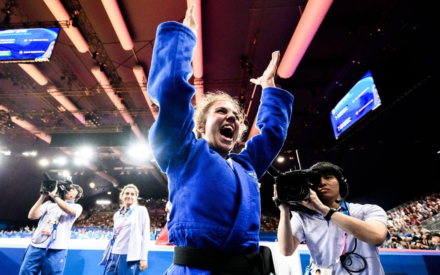 Tara Babulfath rese sig från semifinalförlusten och vann sin bronsmatch. 