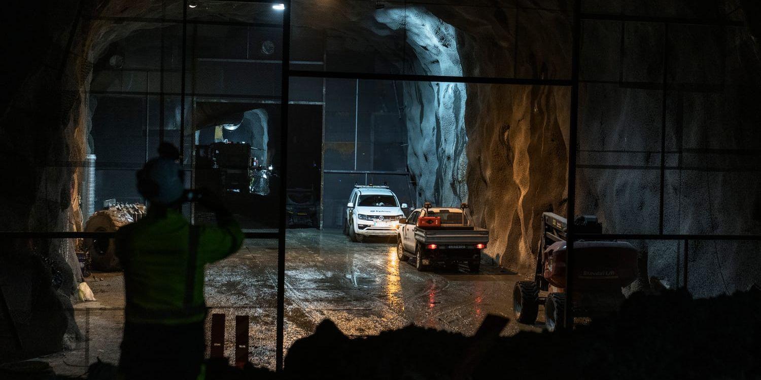 Arkivbild från tunnelbygget vid Korsvägen. 