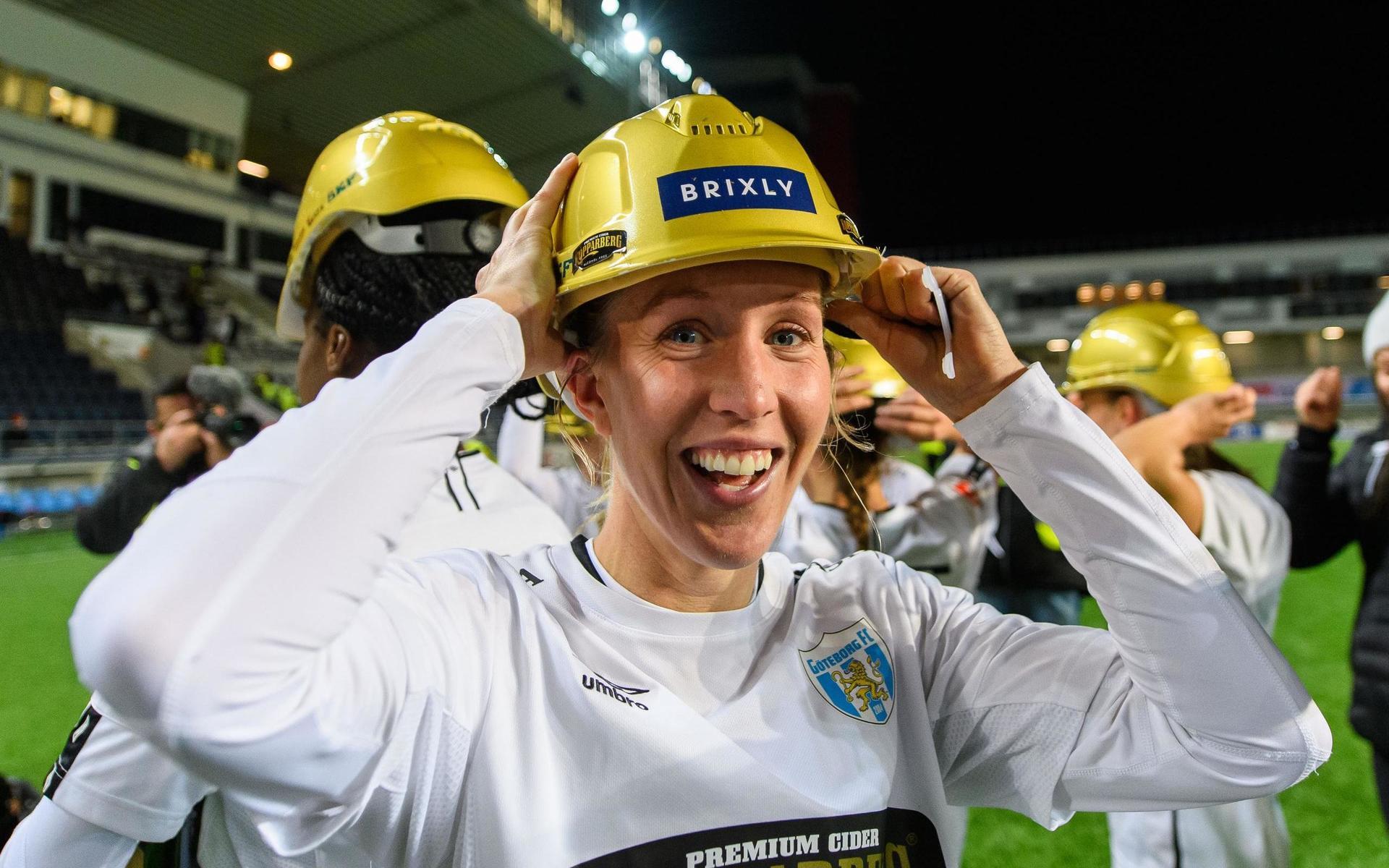 Julia Roddar vann SM-guld med Göteborg för ett par veckor sedan. 