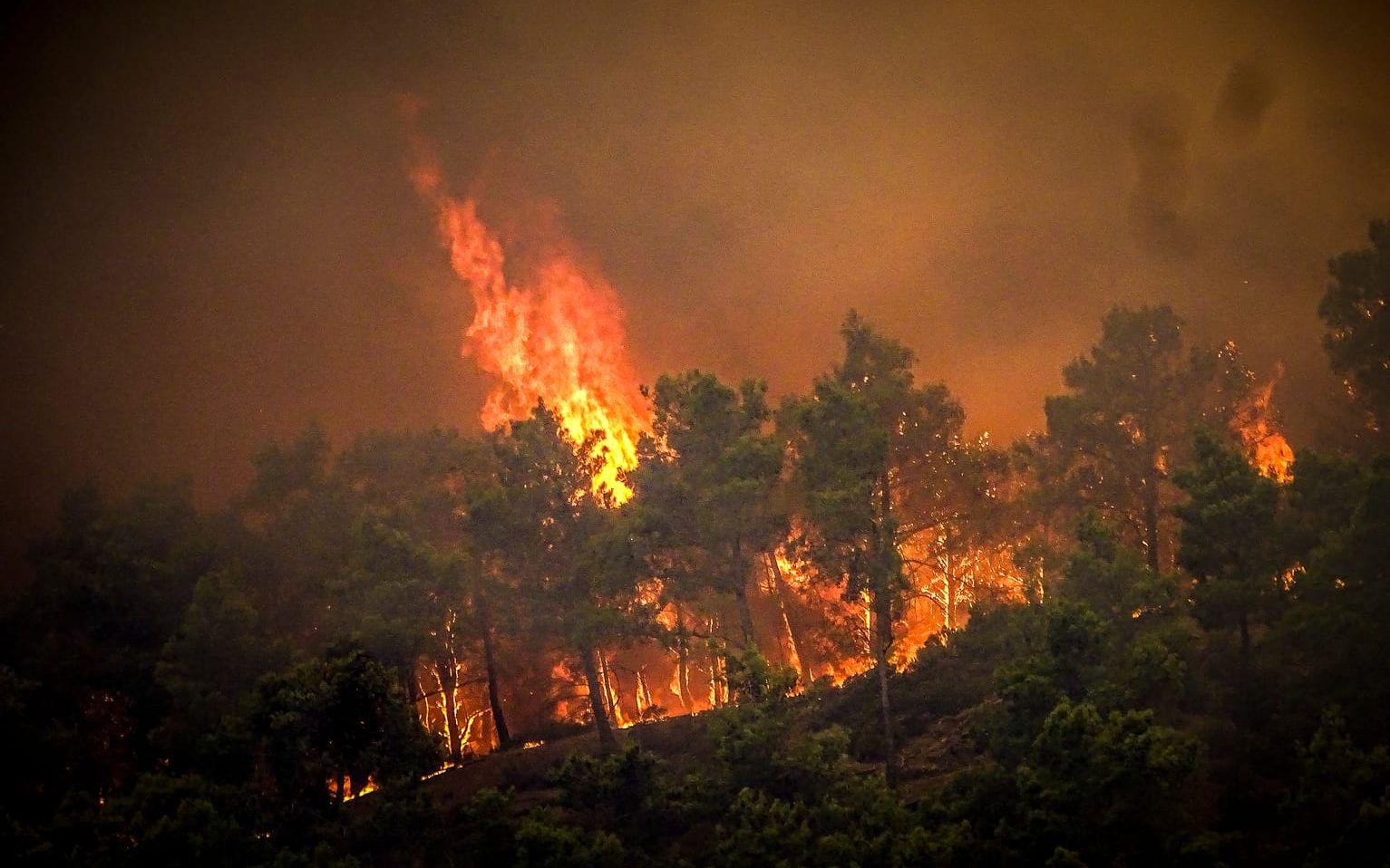 Bränderna på Rhodos har pågått i sex dagar och över 30 000 har evakuerats från de drabbade områdena, varav cirka 300 svenskar. 