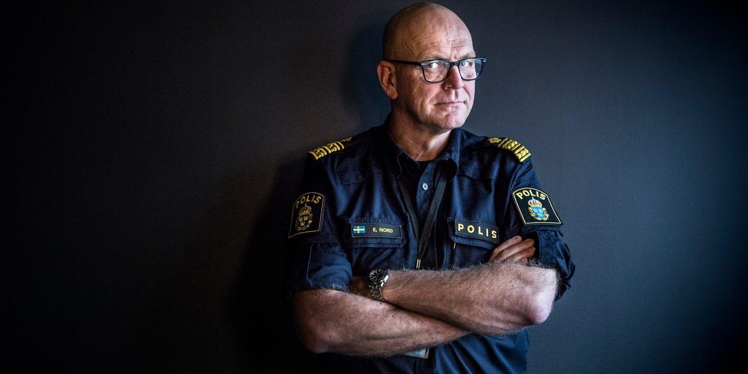 Erik Nord, polischef i Göteborg,  betonar att könsrollerna i de kriminella gängen ofta är väldigt stereotypa.