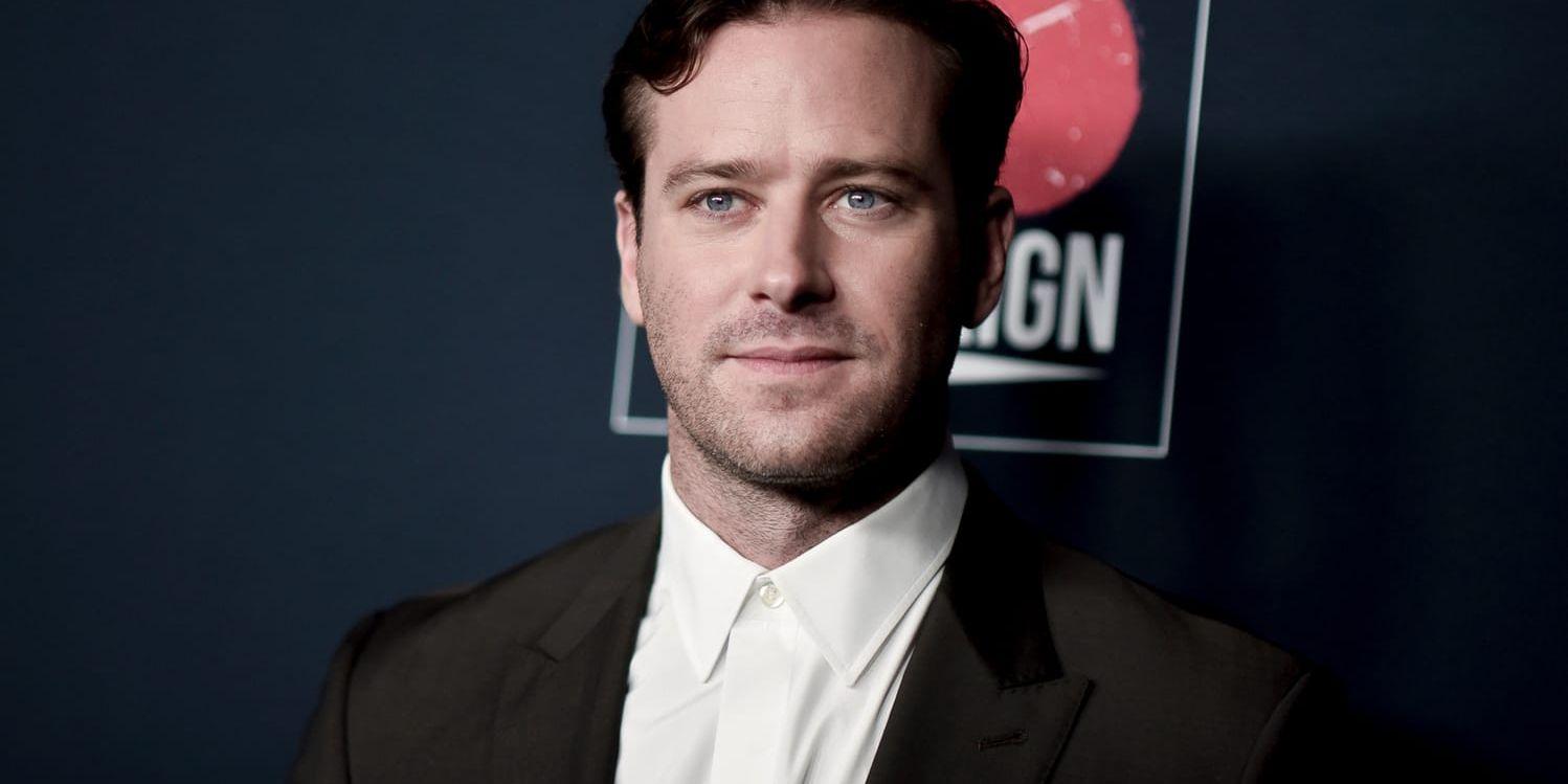 Skådespelaren Armie Hammer anklagas för våldtäkt. Arkivbild.