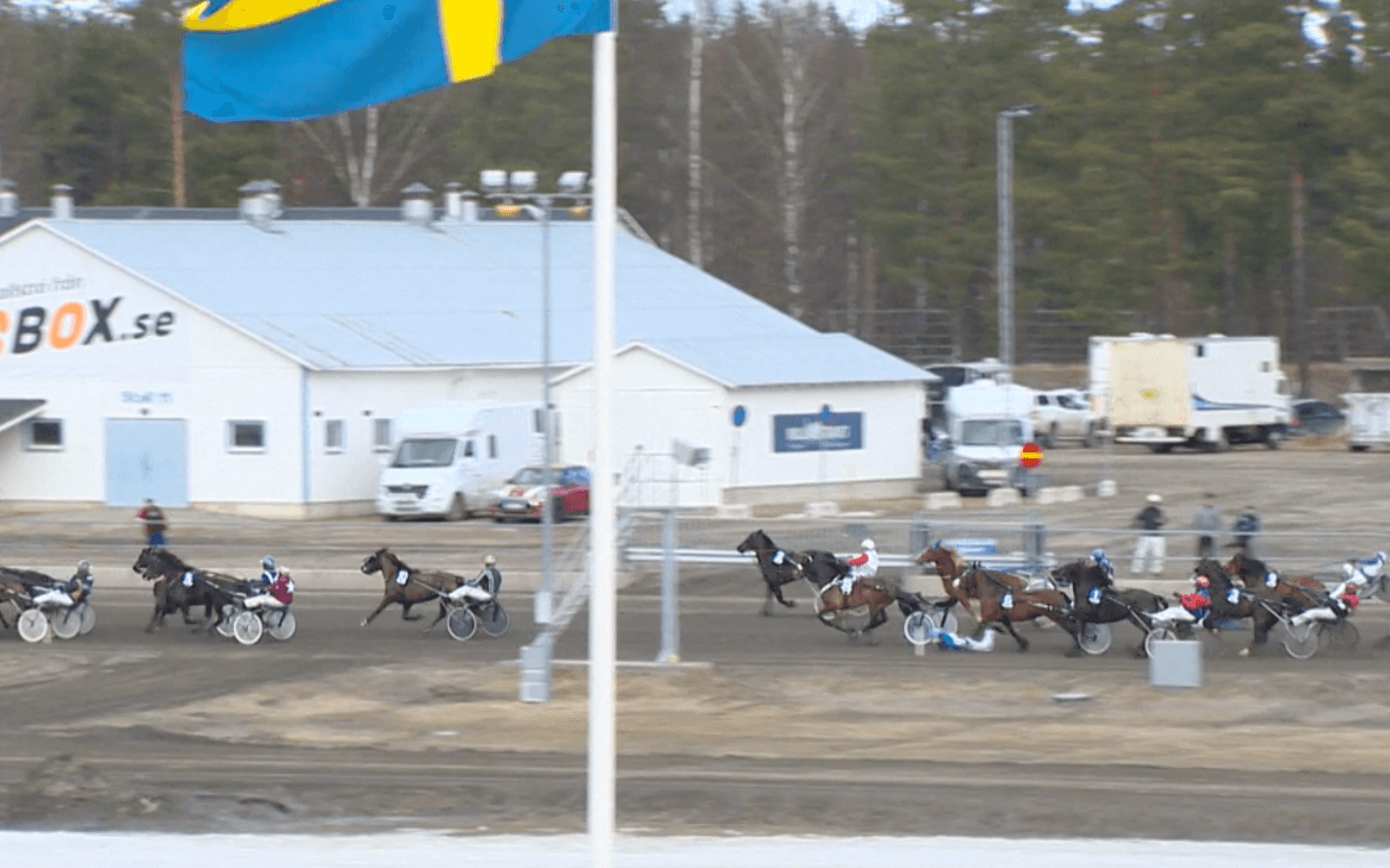 Bilder från ATG:s sändning av V4 i Bollnäs. 