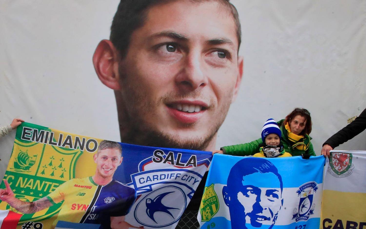 Emiliano Sala omkom 2019. Arkivbild.