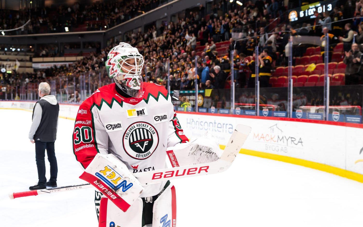 För Normann var det debut för Frölunda i SHL – och han är kritisk efteråt. 