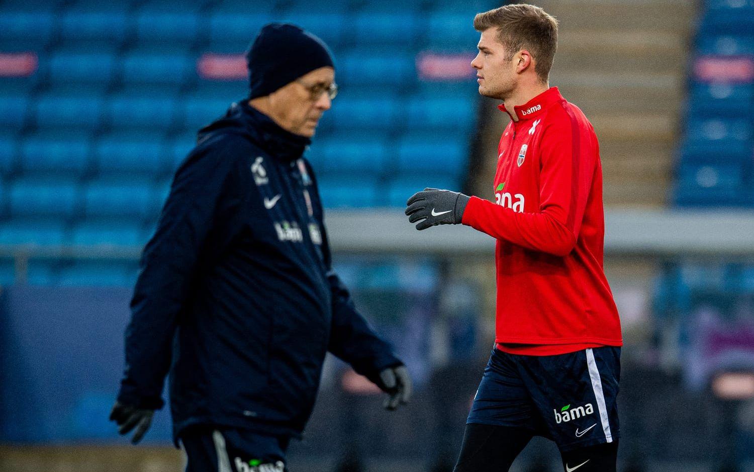 Alexander Sörloth och Lars Lagerbäck hamnade i ett omtalat bråk.