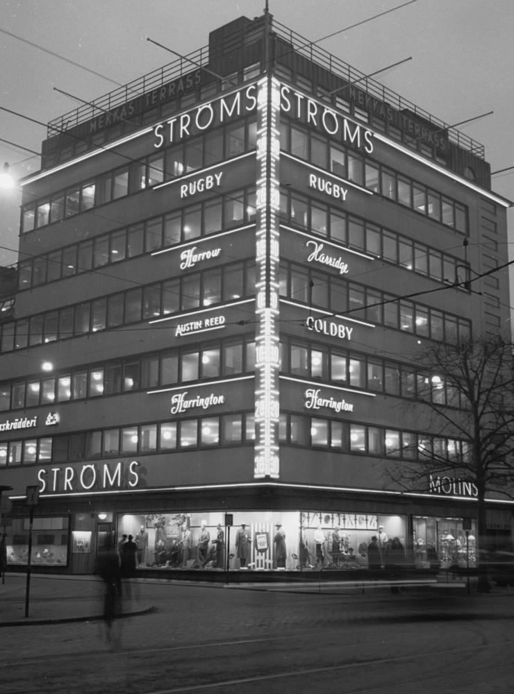 Strömshuset med termometer.