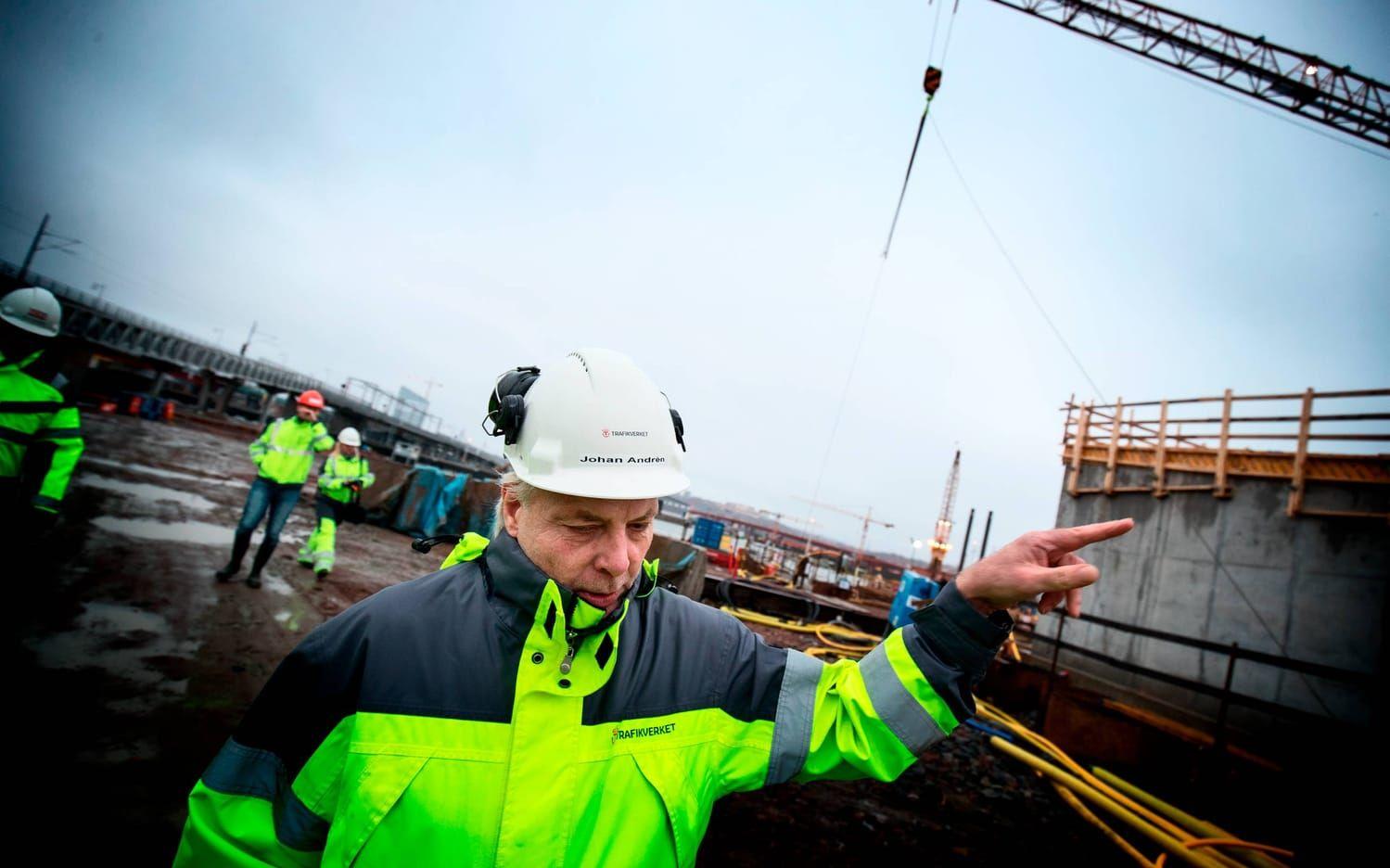 Johan André, projektledare på Trafikverket. Bild: Anders Ylander.