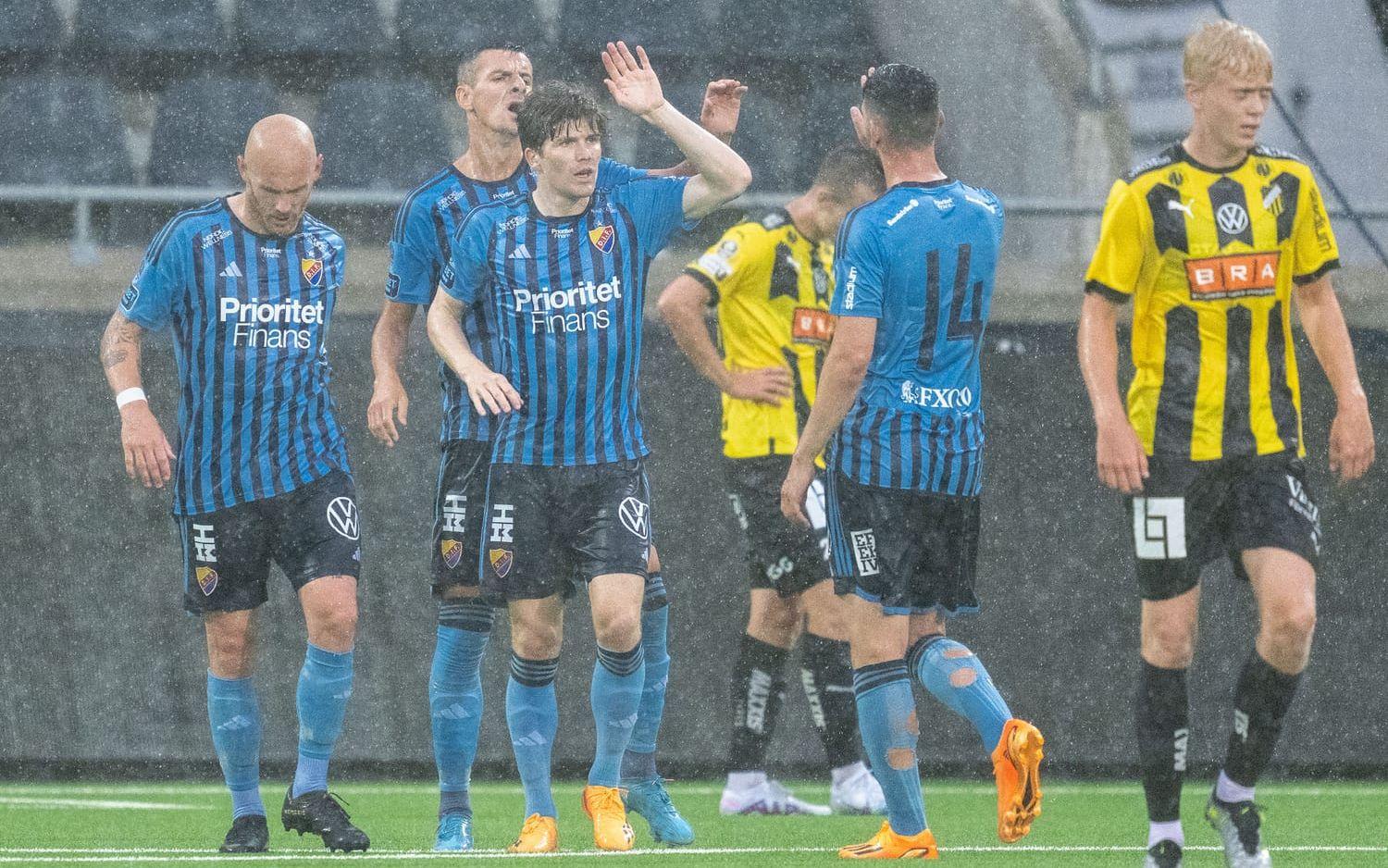 Bilder från träningsmatchen mellan Häcken–Djurgården.