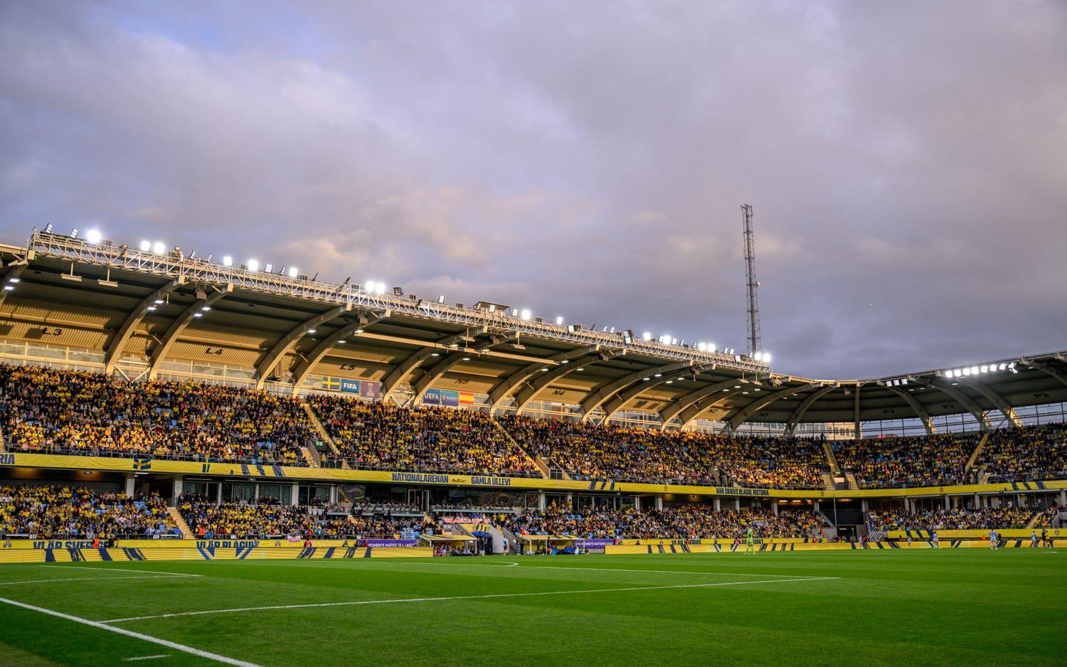 Matchen spelas på Gamla Ullevi. 