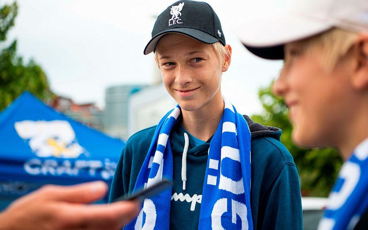 Rasmus Ehn, 16, hade längtat efter att se Blåvitt.