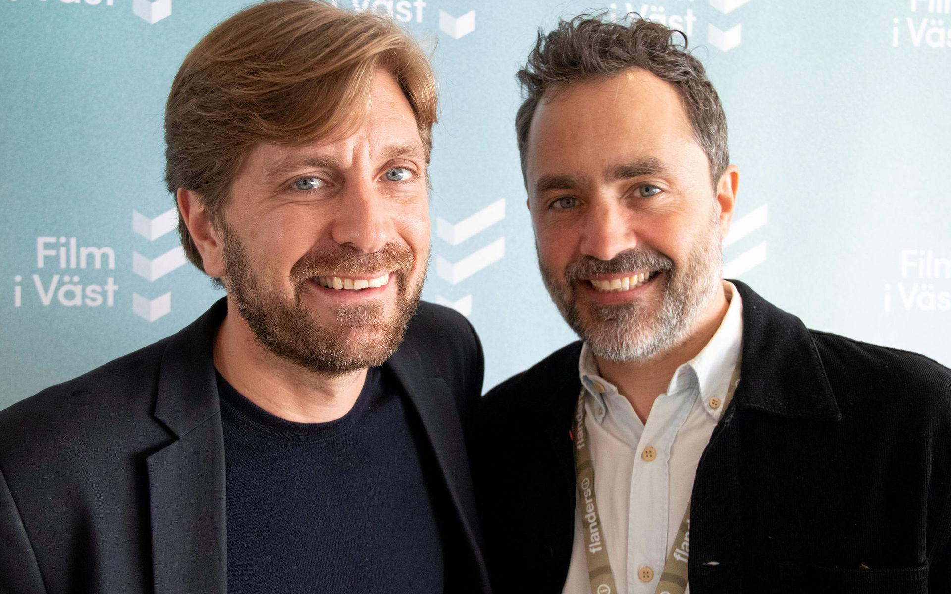 Regissören Ruben Östlund och producenten Erik Hemmendorf på Plattform produktion fick använda en stand-in för Woody Harrelson under inspelningar som redan var igång i våras.