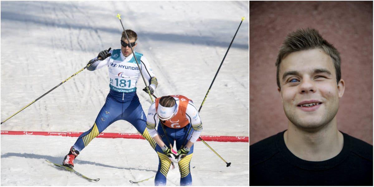 Zebastian Modin föddes med en synskada som försämrades under uppväxten, men han har aldrig låtit synskadan stå i vägen för sina drömmar. I februari tog Zebastian Modin VM-guld i sprint och det stora målet framöver är Paralympics i Peking 2022.