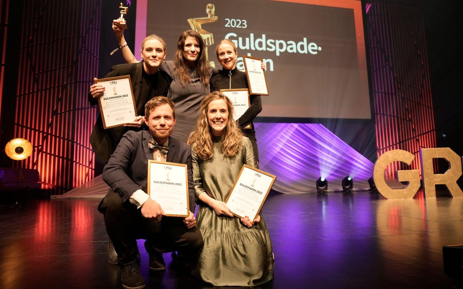 Mia Pettersson, Sofia Boo, Nana Eshelman Håkansson, Jonas Lindstedt och Anna Tärnhuvud.