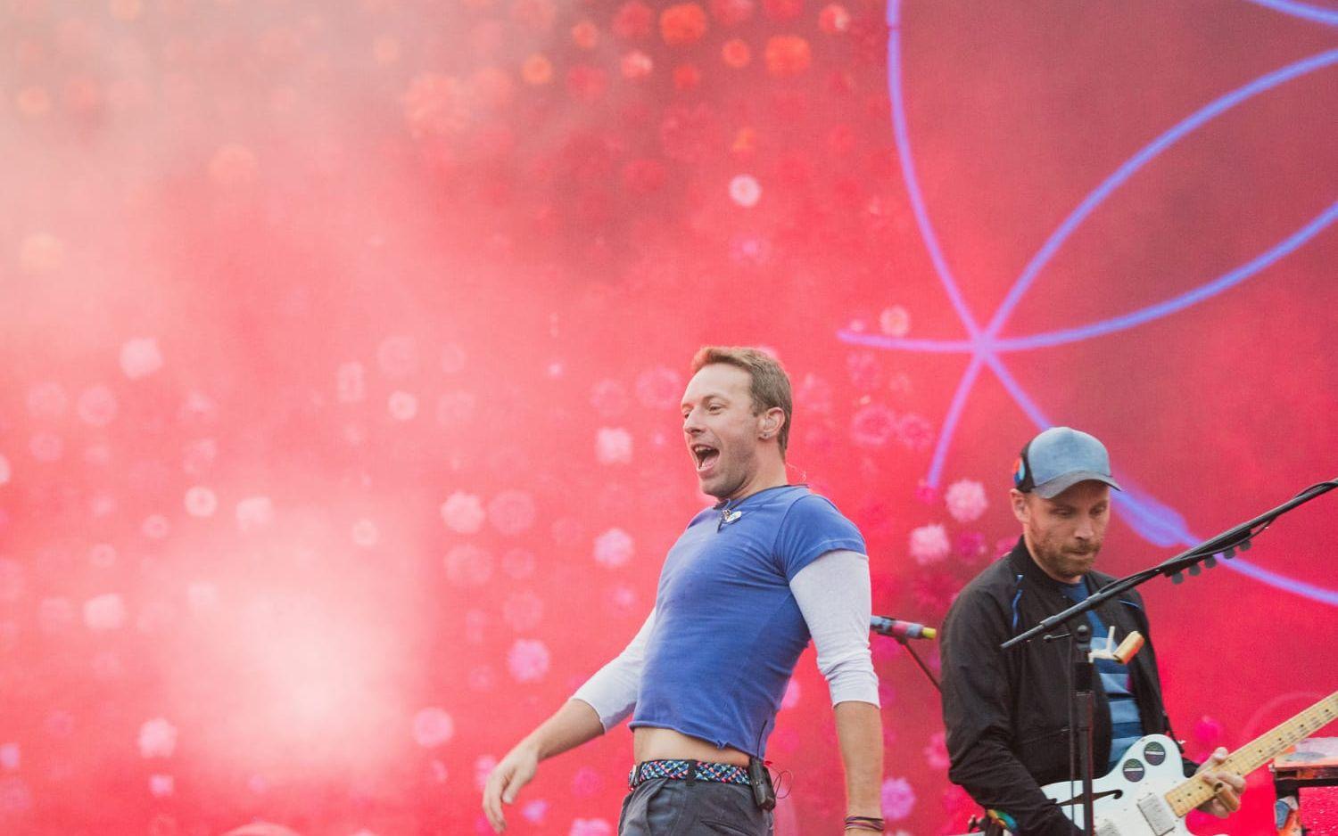 Coldplay inleder sina kvällar på den 8 och 9 juli... 