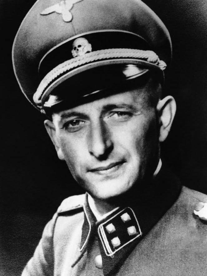 Adolf Eichmann var en SS-officer från Österrike som hade en avgörande roll i Förintelsen och folkmordet på Europas judar. Han organiserade samordningen av omkring 440 000 judar till Auschwitz och andra förintelseläger. 