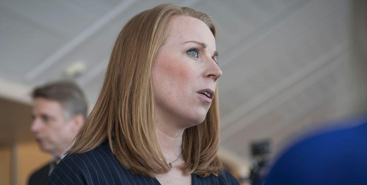 Annie Lööf, partiledare Centerpartiet. 