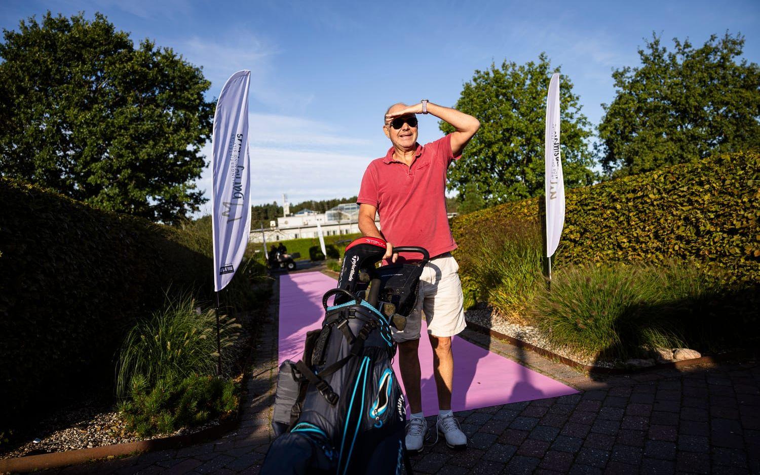 ”Jag har spelat golf sen jag var liten pojk så mitt problem är att jag inte är lika bra som jag var, men hjärnan tror det fortfarande, säger Thomas Ravelli 