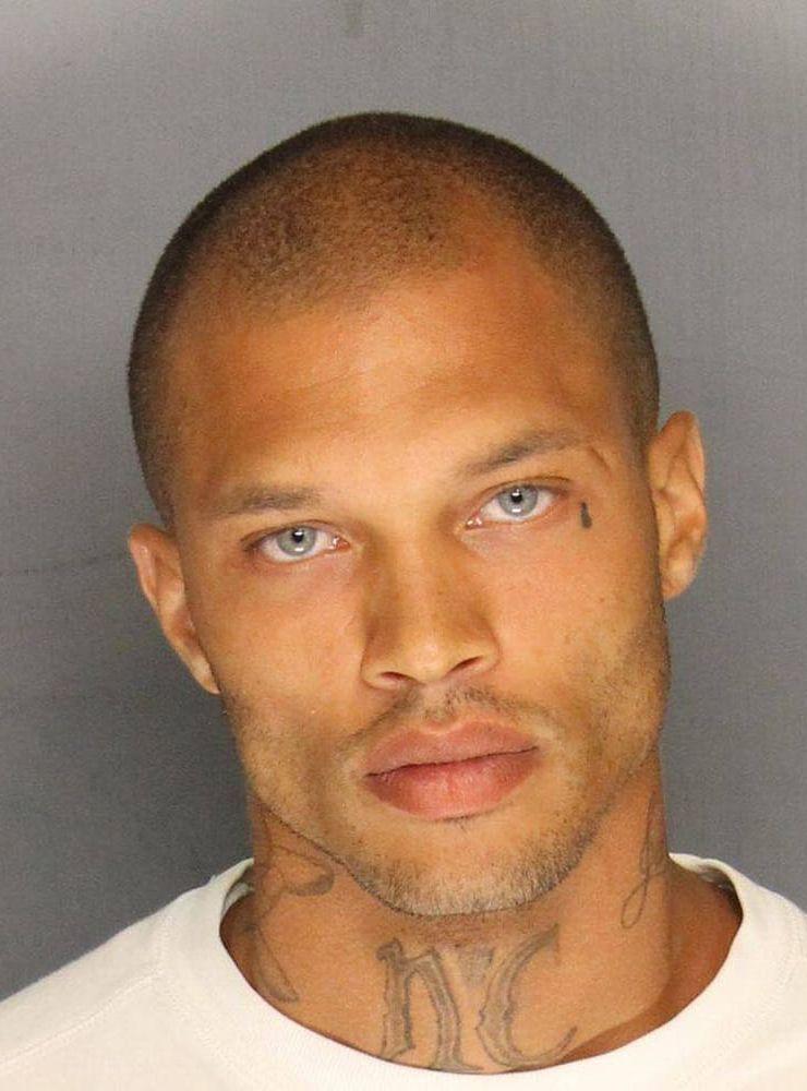 Jeremy Meeks blev världskänd modell efter sin mugshot 2016.