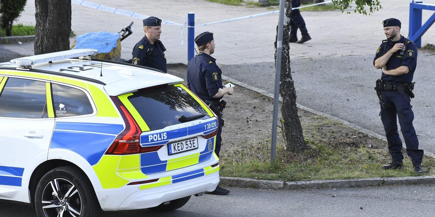 En person skadades efter skottlossning i Södertälje tidigare i veckan. Arkivbild