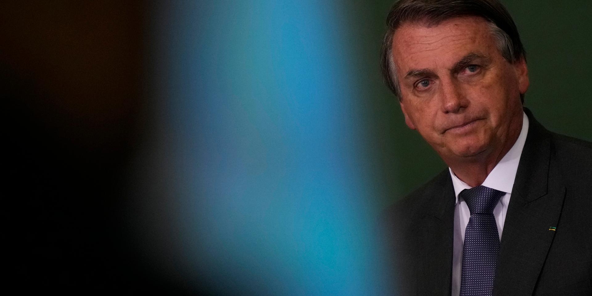 Brasiliens president Jair Bolsonaro. Arkivbild.