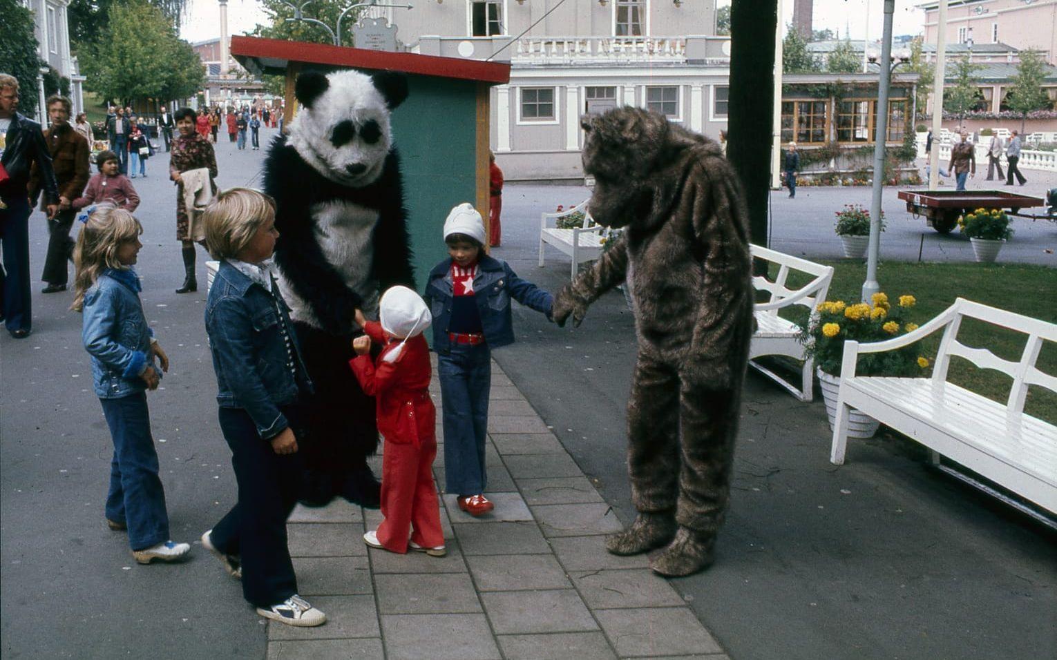 Liseberg i går och i dag. 