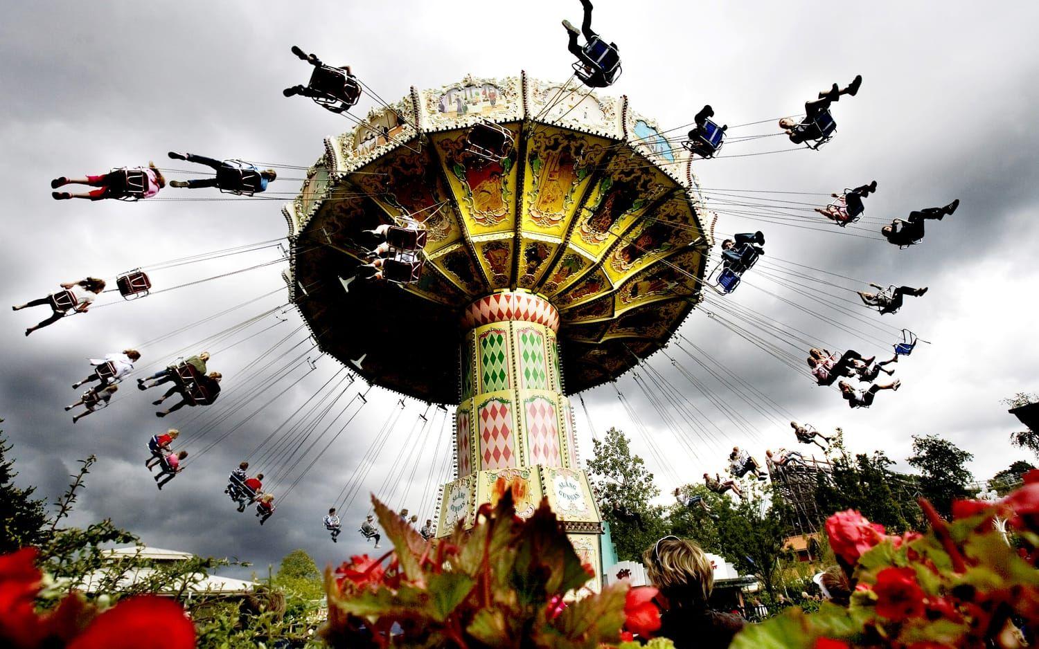 Liseberg i går och i dag. 