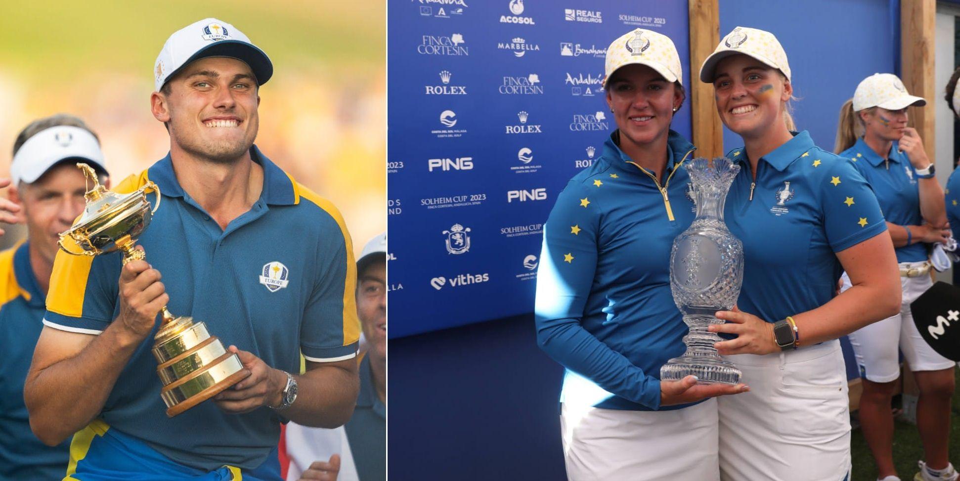 Ludvig Åberg, Linn Grant och Maja Stark kommer alla vara medaljhopp i OS.