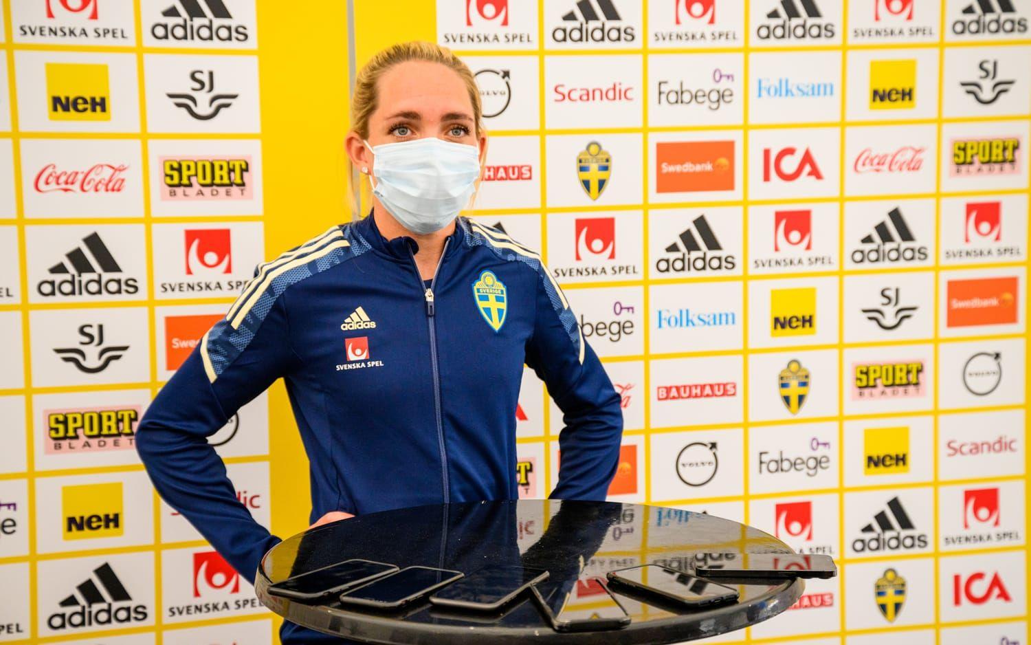 Elin Rubensson lär ersätta Hanna Glas mot Belgien.