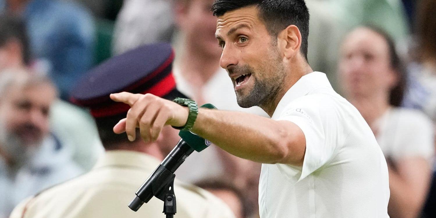 Novak Djokovic var besviken, trots segern mot dansken Holger Rune i Wimbledon, på det han menade var buanden från delar av publiken under matchen.