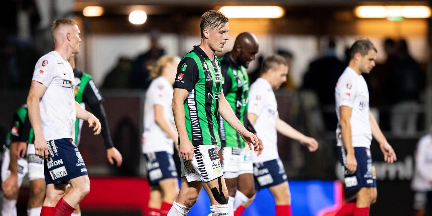 Marcus Bergholtz ser av allt att döma ut att missa matchen mot Norrby på grund av en ryggskada.