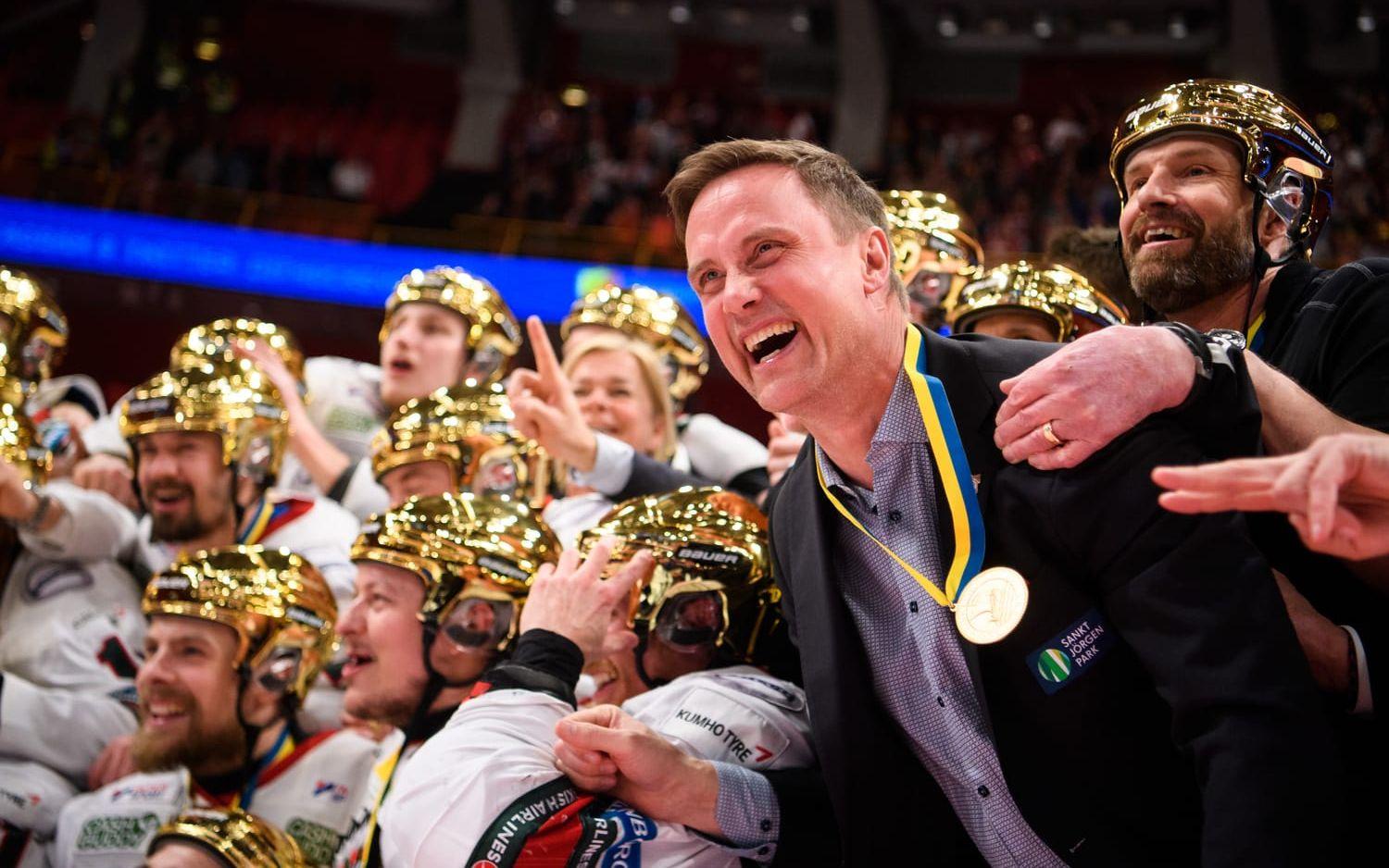 Roger Rönnberg är dock inte nöjd, utan vill ett tredje SM-guld.