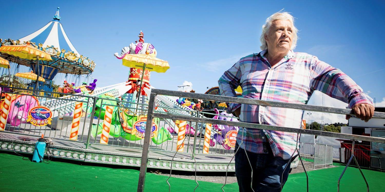 Tony Andreasson, vd på Axels tivoli. Arkivbild från när tivolit gästade Heden i Göteborg.