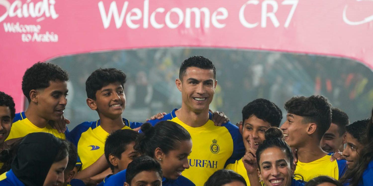 Cristiano Ronaldo anslöt till saudiska al-Nassr under januarifönstret 2023. Arkivbild.