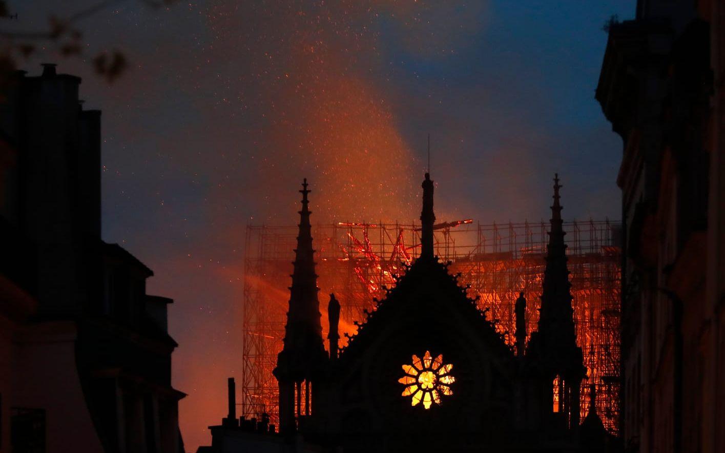 2019 brann den berömda katedralen Notre-Dame i Paris.