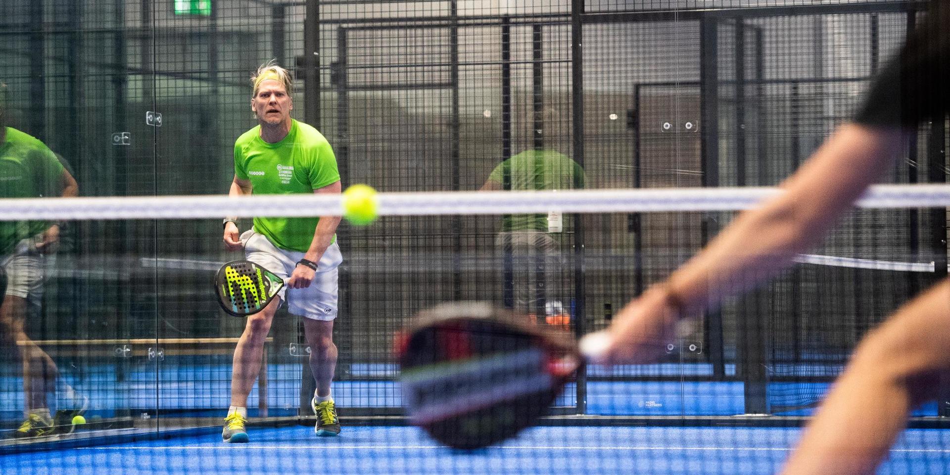 Johan Lenngerd är mellanchef och padelspelare.