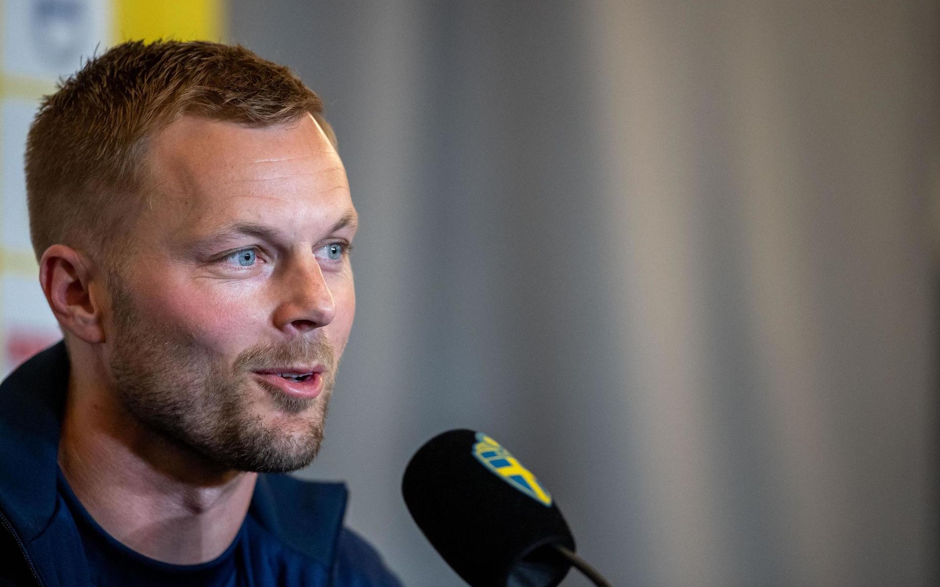 Sebastian Larsson ser fram emot svensk publik på läktarna. 